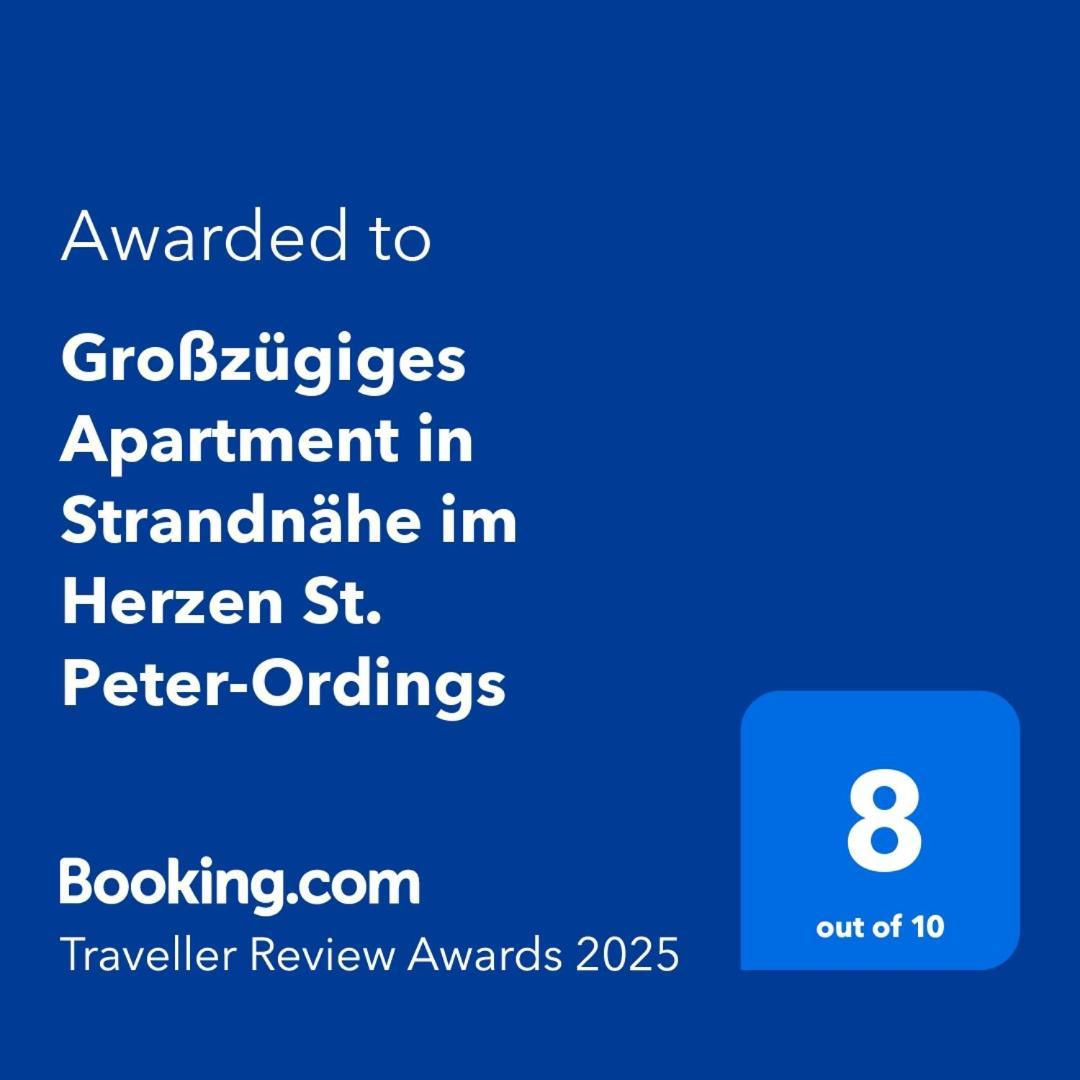 סנט פטר-אורדינג Grosszuegiges Apartment In Strandnaehe Im Herzen St. Peter-Ordings מראה חיצוני תמונה